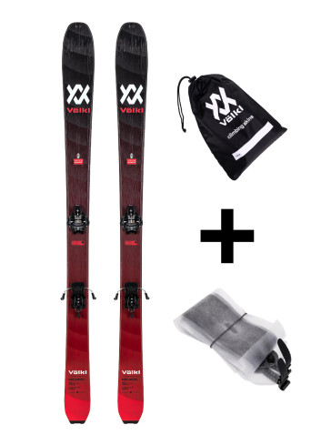 ZESTAW - Narty SkiTourowe / Touringowe VOLKL RISE 84 + wiązania pinowe  MARKER ALPINIST 10 + FOKA VOLKL RISE smart clip