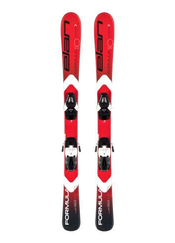 Powystawowe narty dziecięce ELAN FORMULA JR + wiązania ATOMIC C5 z GRIP WALK
