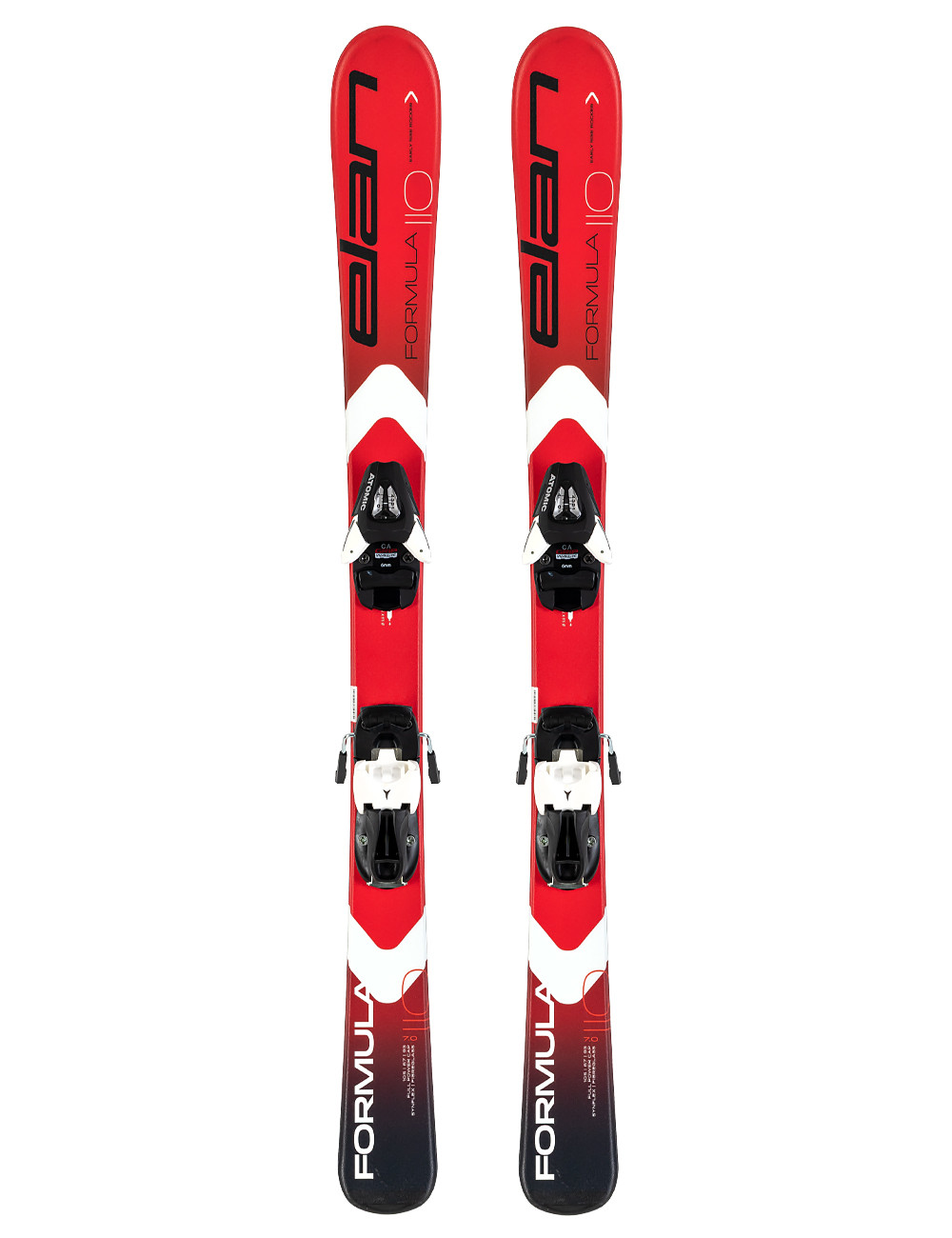 Powystawowe narty dziecięce ELAN FORMULA JR + wiązania ATOMIC C5 z GRIP WALK