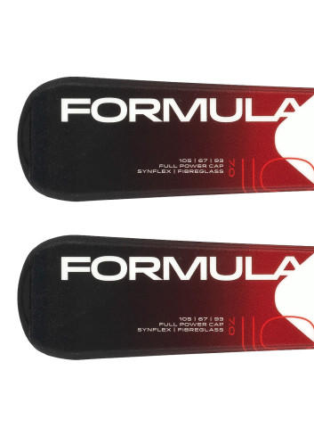 Powystawowe narty dziecięce ELAN FORMULA JR + wiązania ATOMIC C5 z GRIP WALK