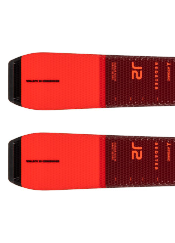 Powystawowe narty dziecięce ATOMIC REDSTER J2 + wiązania ATOMIC C5 z GRIP WALK