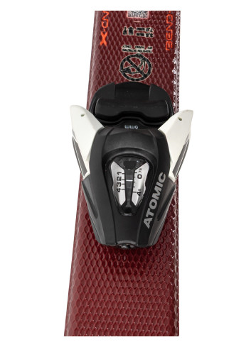 Powystawowe narty dziecięce ATOMIC REDSTER J2 + wiązania ATOMIC C5 z GRIP WALK