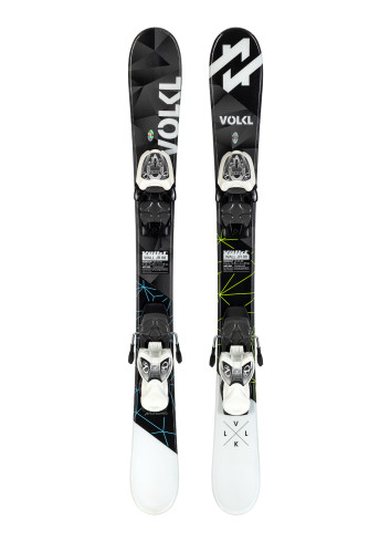 Powystawowe narty dziecięce VÖLKL WALL JR + wiązania MARKER M4.5 z GRIP WALK